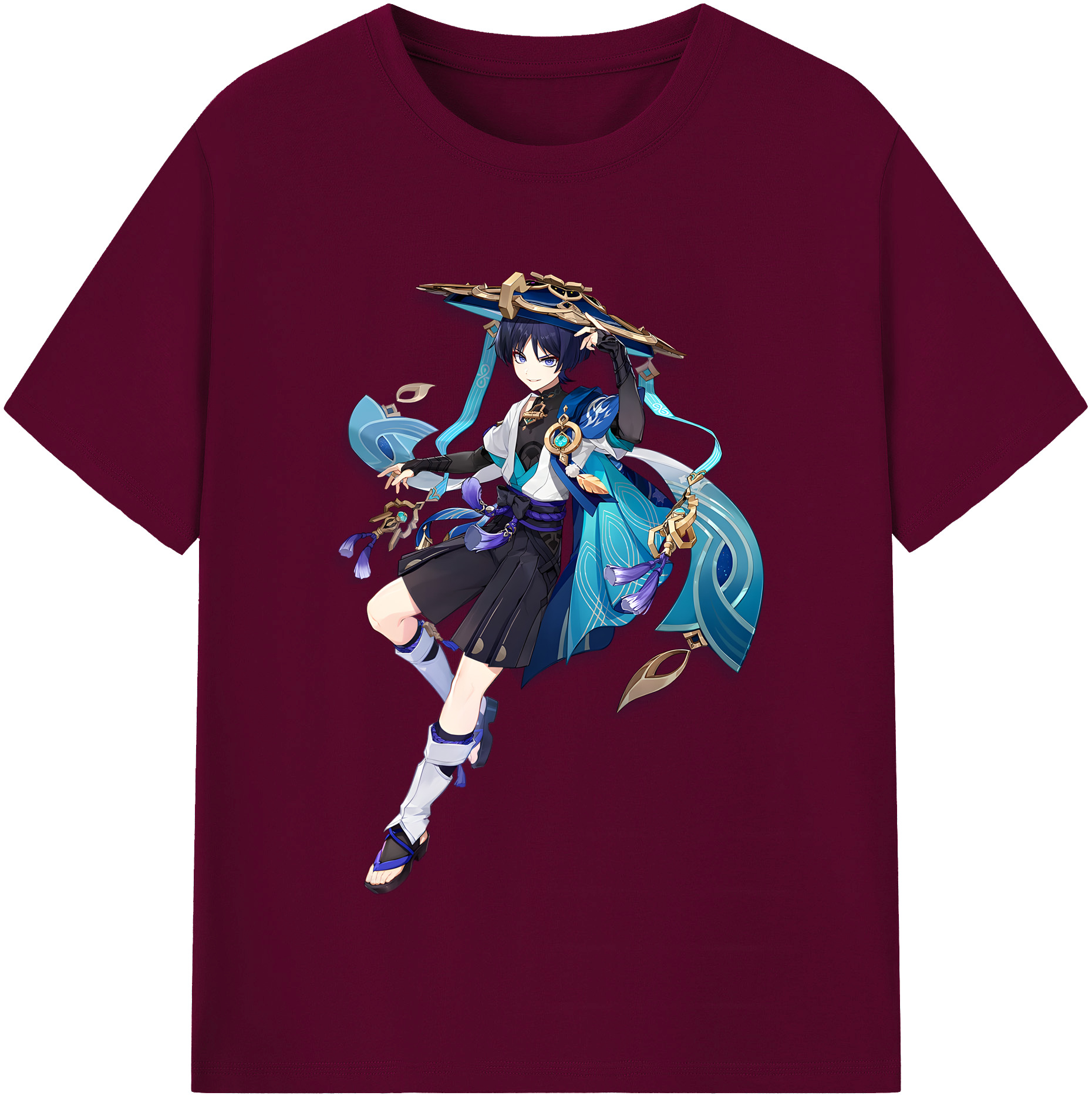 げんし神 さんペい genshin Sanpei レディースカジュアルプリントTシャツ（綿100％）